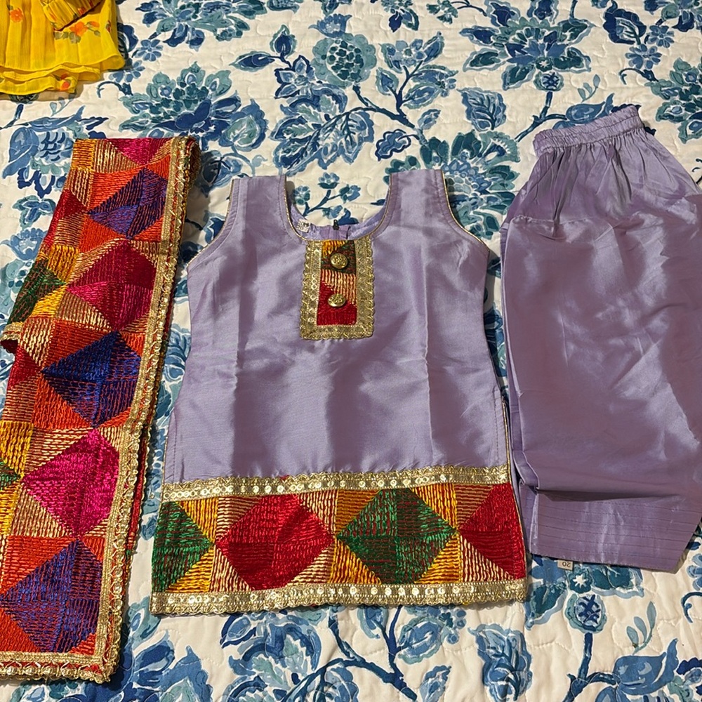 Brand new little girl Punjabi suit